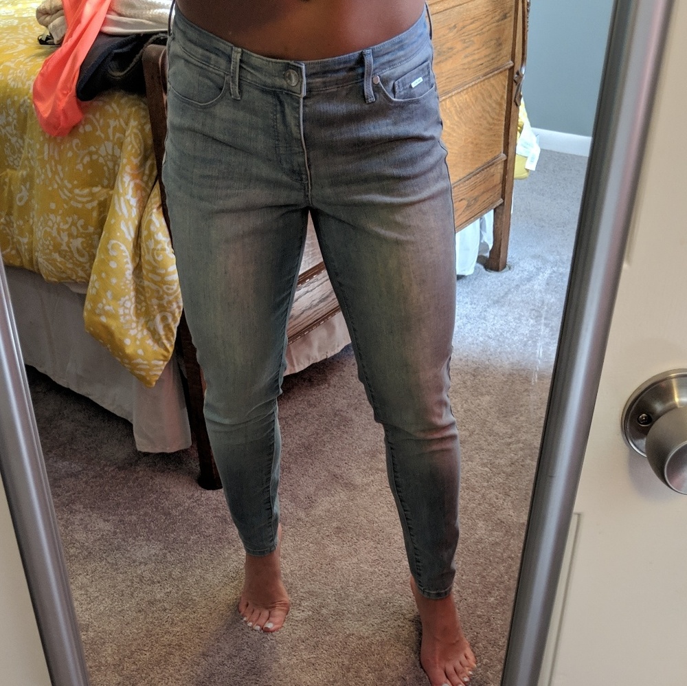 Denim skinny jeans